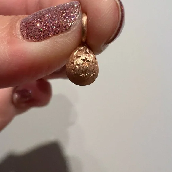 Pieces of Starr rose gold and amethyst  Teardrop Pendant - Picture 2 of 3